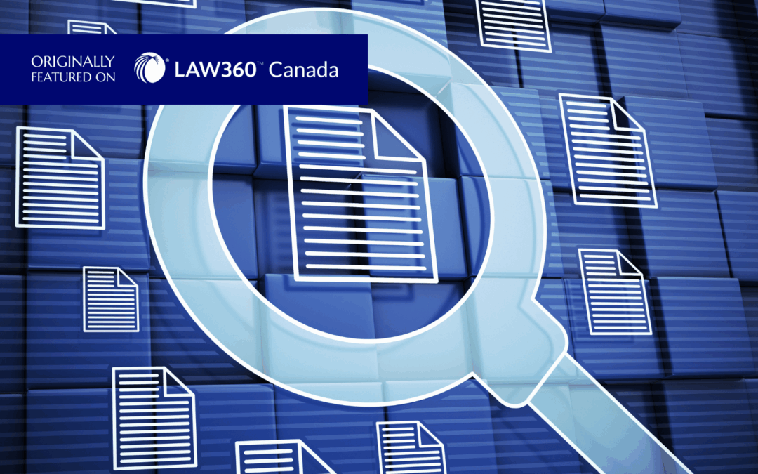 Ontario’s civil procedure overhaul: From fishing expeditions to reliance-based disclosure